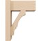 Ekena Millwork 6-in W x 12-in D x 16-in H Balboa Block Rough Cedar Woodgrain TimberThane Outlooker, Primed Tan OUTUR060X12X16BOA44RCPR - alternate 3